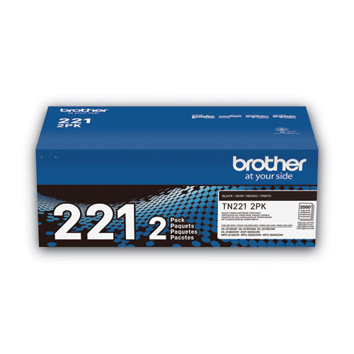 Brother Tn2212pk Toner 2500 Page-yield Black 2/pack