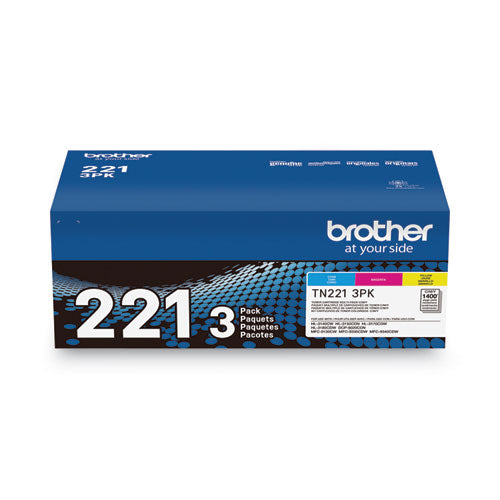 Brother Tn2213pk Toner 1400 Page-yield Cyan/magenta/yellow