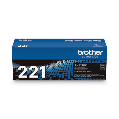 Brother Tn221bk Toner 2500 Page-yield Black