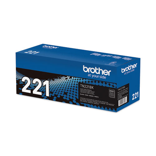 Brother Tn221bk Toner 2500 Page-yield Black