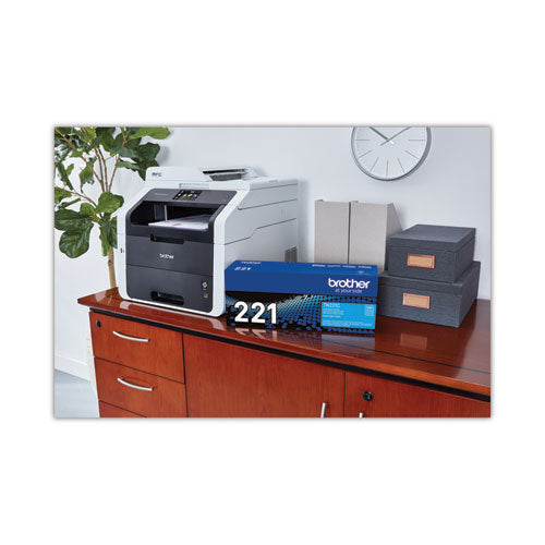 Brother Tn221c Toner 1400 Page-yield Cyan