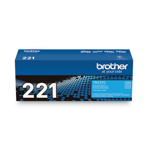 Brother Tn221c Toner 1400 Page-yield Cyan