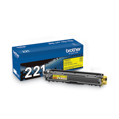 Brother Tn221y Toner 1400 Page-yield Yellow