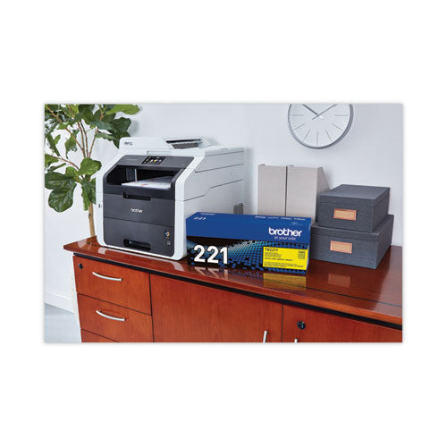 Brother Tn221y Toner 1400 Page-yield Yellow