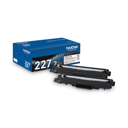 Brother Tn2272pk High-yield Toner 3000 Page-yield Black 2/pack