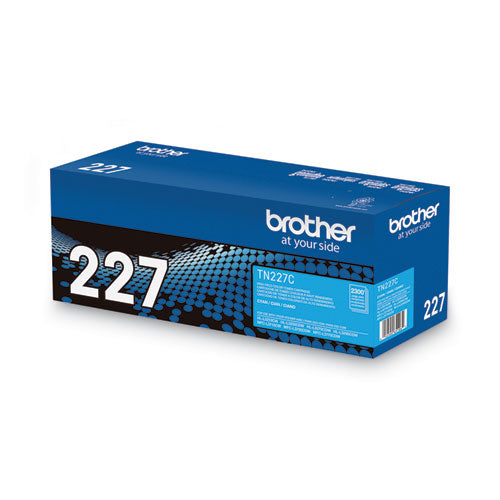 Brother Tn227c High-yield Toner 2300 Page-yield Cyan