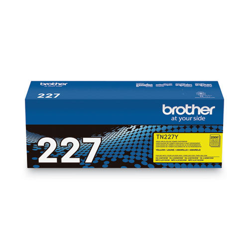 Brother Tn227y High-yield Toner 2300 Page-yield Yellow