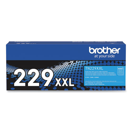 Brother Tn229xxlc Super High-yield Toner 4000 Page-yield Cyan