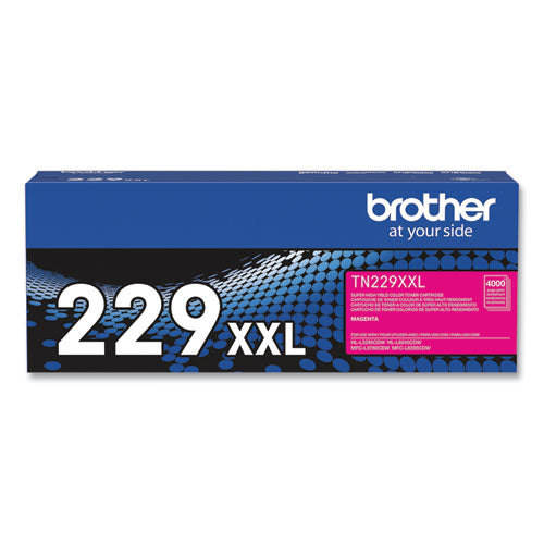 Brother Tn229xxlm Super High-yield Toner 4000 Page-yield Magenta