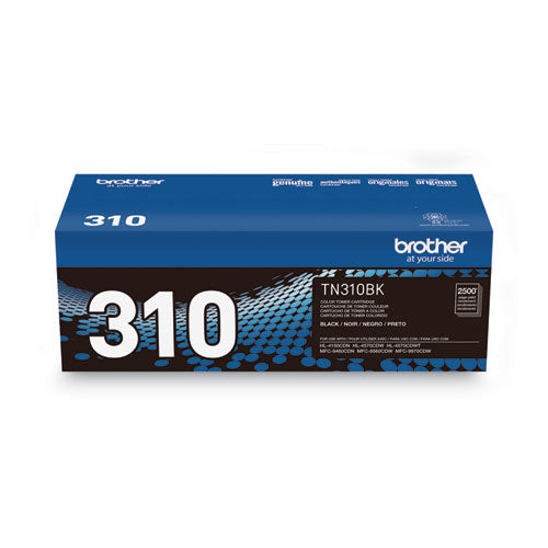 Brother Tn310bk Toner 2500 Page-yield Black