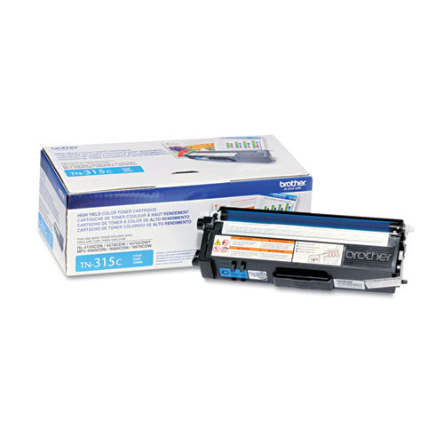 Brother Tn315c High-yield Toner 3500 Page-yield Cyan