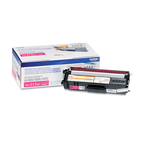 Brother Tn315m High-yield Toner 3500 Page-yield Magenta