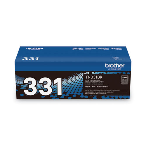 Brother Tn331bk Toner 2500 Page-yield Black