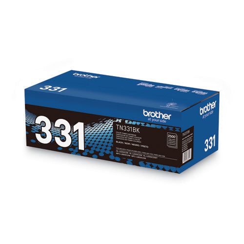 Brother Tn331bk Toner 2500 Page-yield Black