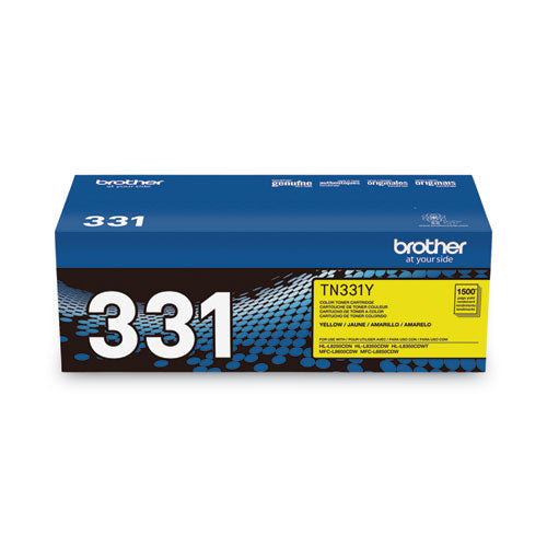 Brother Tn331y Toner 1500 Page-yield Yellow