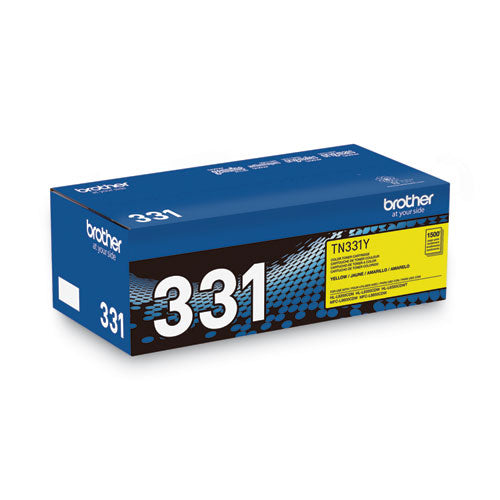 Brother Tn331y Toner 1500 Page-yield Yellow