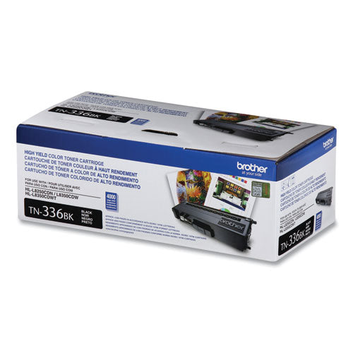 Brother Tn336bk High-yield Toner 4000 Page-yield Black