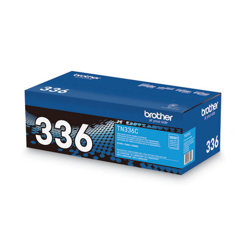 Brother Tn336c High-yield Toner 3500 Page-yield Cyan