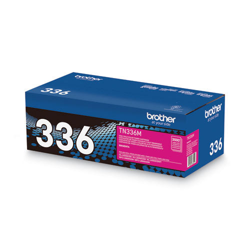 Brother Tn336m High-yield Toner 3500 Page-yield Magenta