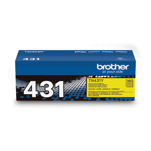 Brother Tn431y Toner 1800 Page-yield Yellow