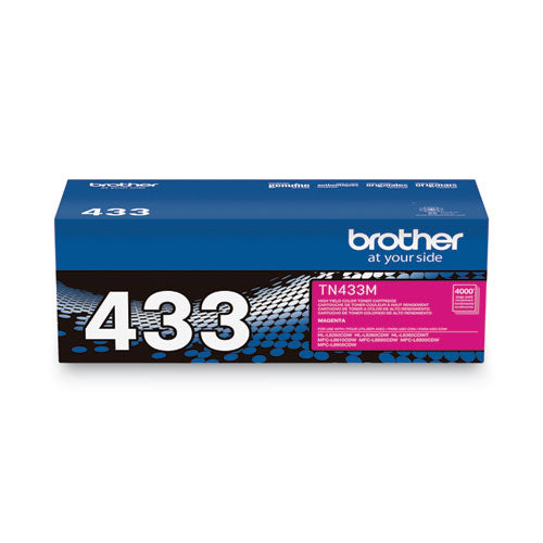 Brother Tn433m High-yield Toner 4000 Page-yield Magenta