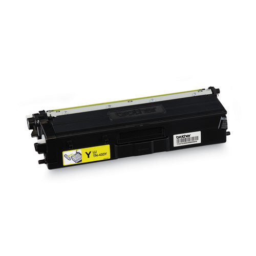 Brother Tn433y High-yield Toner 4000 Page-yield Yellow