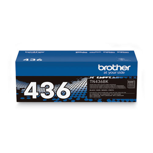 Brother Tn436bk Super High-yield Toner 6500 Page-yield Black