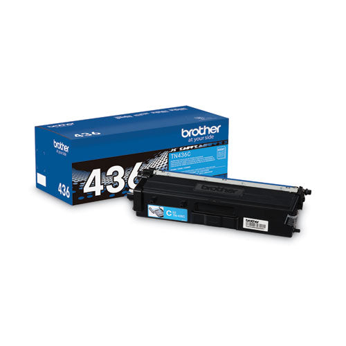 Brother Tn436c Super High-yield Toner 6500 Page-yield Cyan