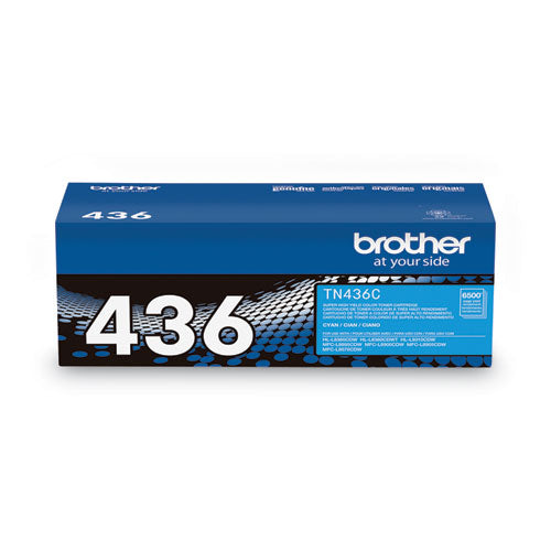 Brother Tn436c Super High-yield Toner 6500 Page-yield Cyan