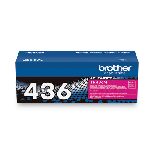 Brother Tn436m Super High-yield Toner 6500 Page-yield Magenta