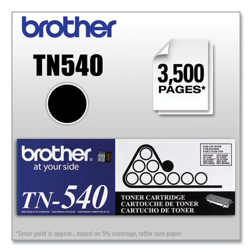 Brother Tn540 Toner 3500 Page-yield Black