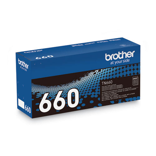 Brother Tn660 High-yield Toner 2600 Page-yield Black