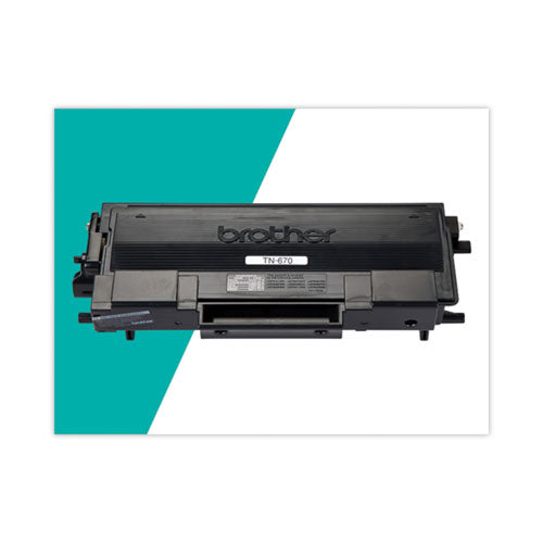 Brother Tn670 High-yield Toner 7500 Page-yield Black