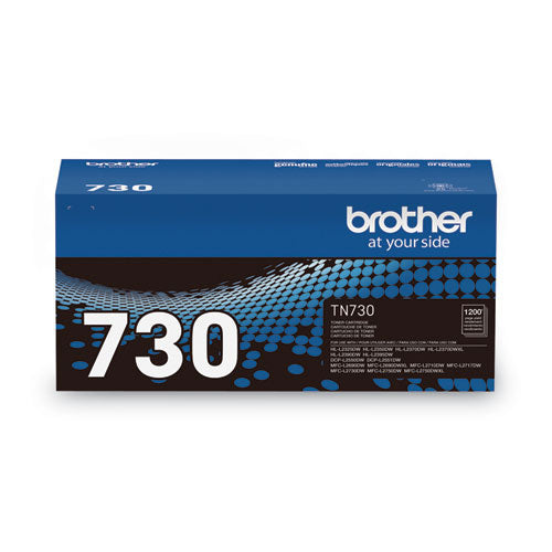 Brother Tn730 Toner 1200 Page-yield Black