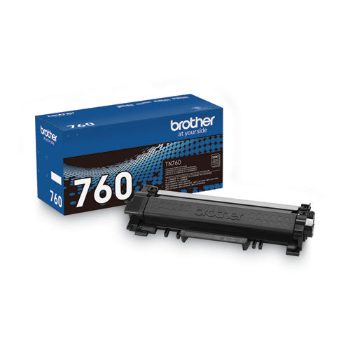 Brother Tn760 High-yield Toner 3000 Page-yield Black