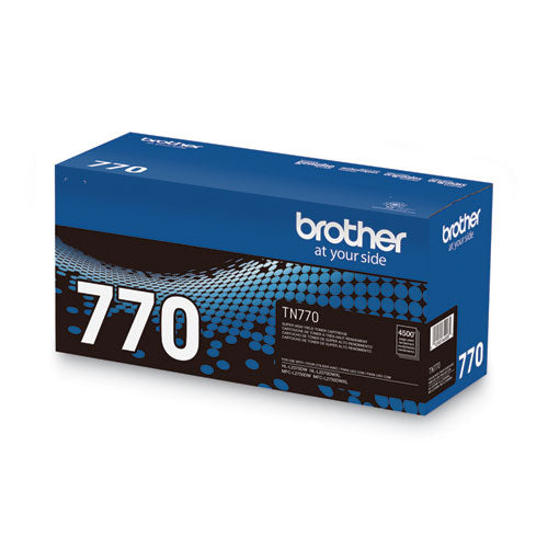 Brother Tn770 Super High-yield Toner 4500 Page-yield Black