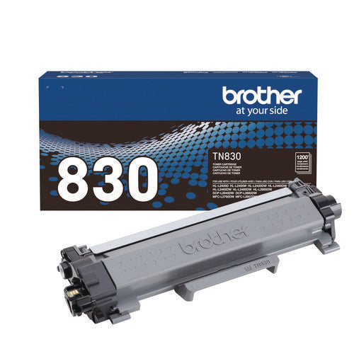 Brother Tn830 Toner 1200 Page-yield Black