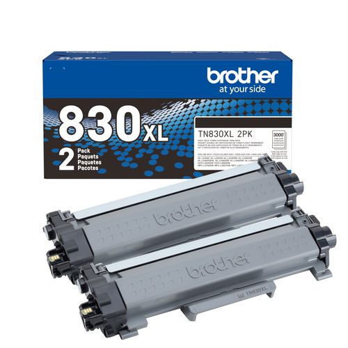 Brother Tn830xl High-yield Toner 3000 Page-yield Black 2/pack