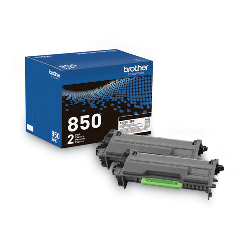 Brother Tn8502pk High-yield Toner 8000 Page-yield Black 2/pack