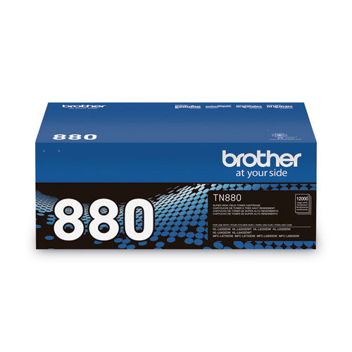 Brother Tn880 Super High-yield Toner 12000 Page-yield Black