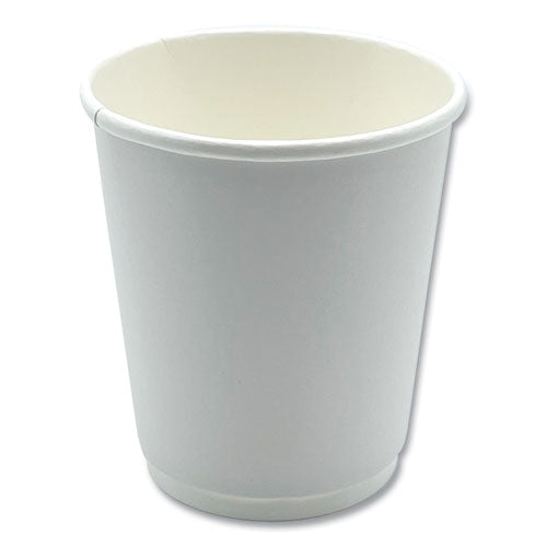 Boardwalk Paper Hot Cups Double-walled 8 Oz White 25/pack