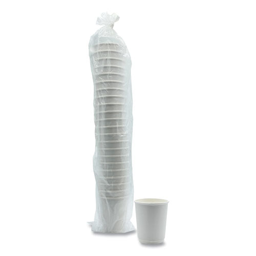 Boardwalk Paper Hot Cups Double-walled 8 Oz White 25/pack