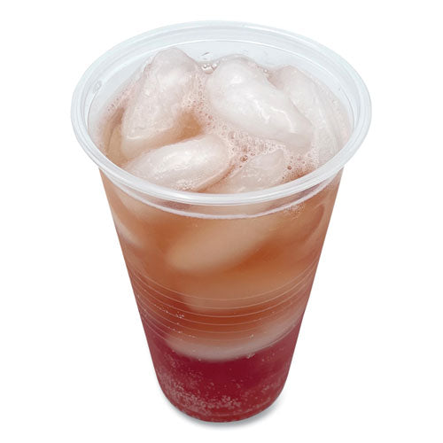 Boardwalk Translucent Plastic Cold Cups 20 Oz Clear 50/pack