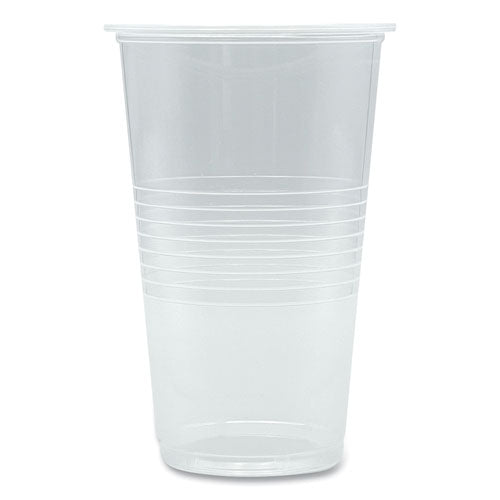 Boardwalk Translucent Plastic Cold Cups 20 Oz Clear 50/pack