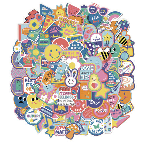 Carson-Dellosa Education Vinyl Stickers We Stick Together Small Assorted 100 Stickers