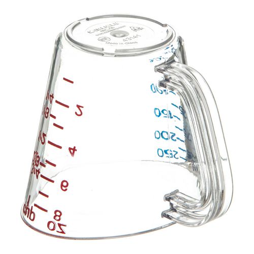 Carlisle Commercial Measuring Cup 1 Cup Clear