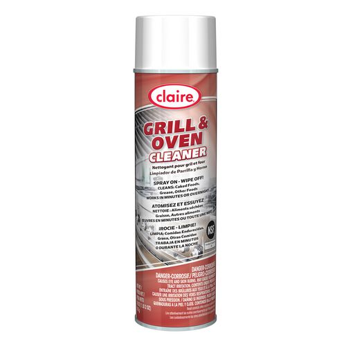 Claire Grill And Oven Cleaner 18 Oz Aerosol Spray 12/Case