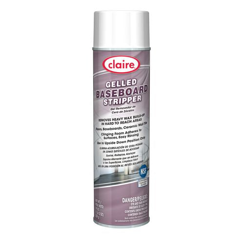 Claire Gelled Baseboard Stripper Pine Scent 19 Oz Aerosol Spray 12/Case ...