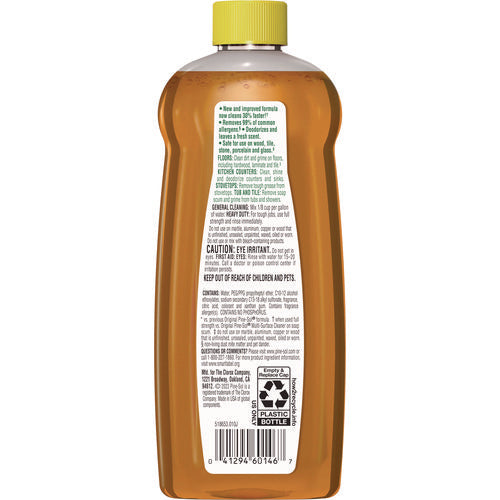 Pine-Sol Multi-surface Cleaner Disinfectant Concentrated Pine Scent 14 Oz Bottle 12/Case