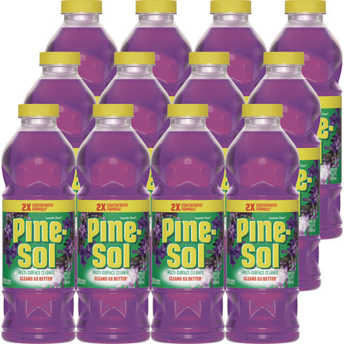 Pine-Sol Multi-surface Cleaner Concentrated Lavender Clean 24 Oz Bottle 12/Case